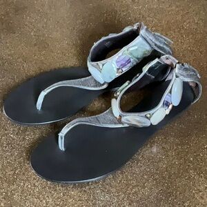 Elizabeth and James Women's Beaded Sandals